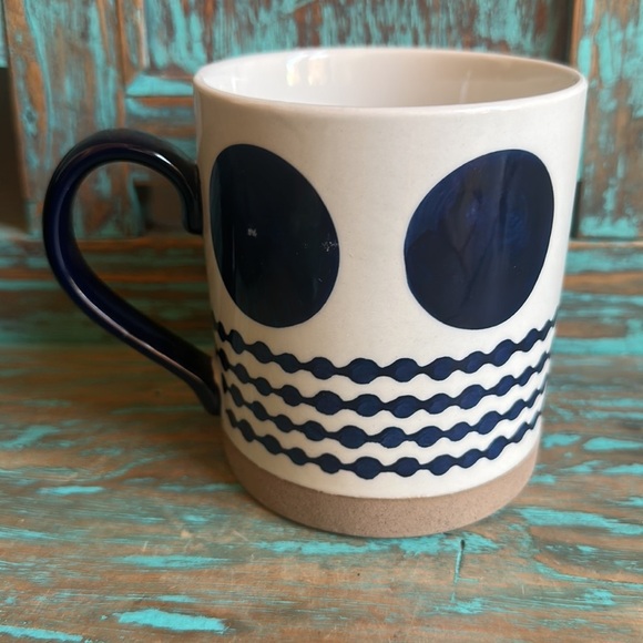 Potter’s Studio Large Polka Dots and Squiggly Lines Coffee Mug Tea - Picture 3 of 8